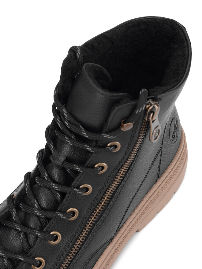Rieker Schnürschuhe Rieker N0031-00 Schwarz
