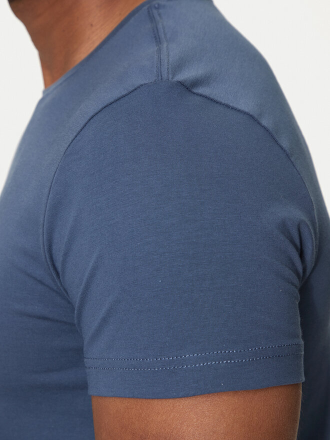 Tommy Hilfiger Tommy Hilfiger Marškinėliai MW0MW10800 Mėlyna Slim Fit