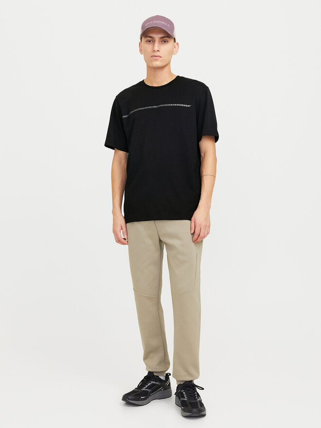 Jack&Jones Jack&Jones Marškinėliai Fusion 12273120 Juoda Regular Fit