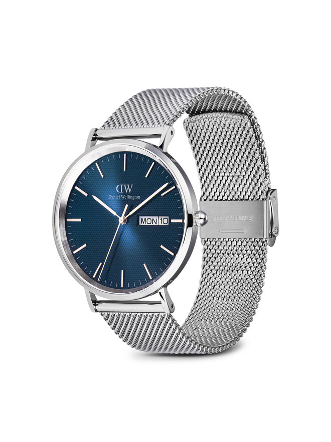 Daniel Wellington Ročna ura Daniel Wellington Classic Day Display 40 DW00100833 Srebrna