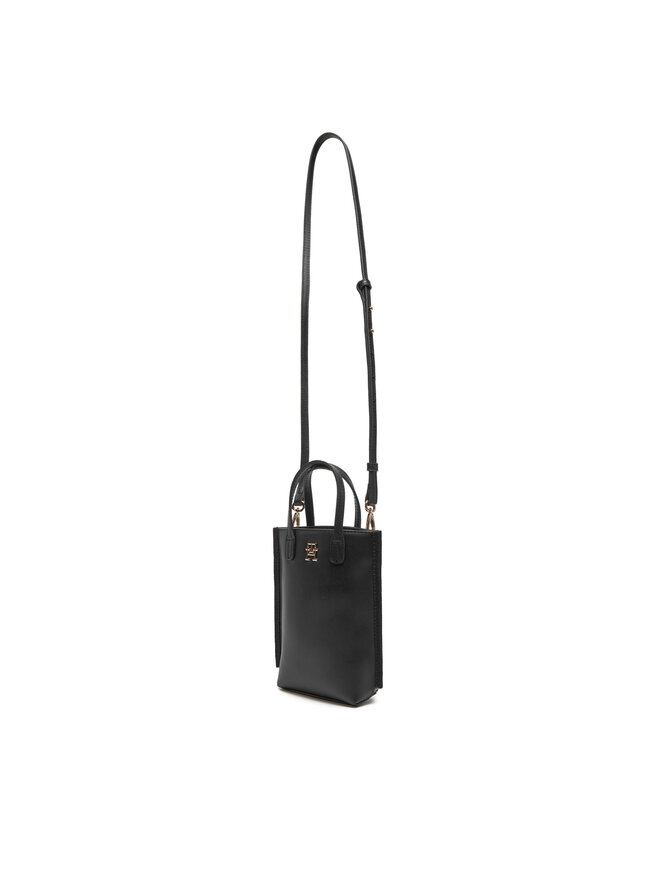Tommy Hilfiger Handytasche Tommy Hilfiger Th Distinct Phone Pouch AW0AW17402 Schwarz