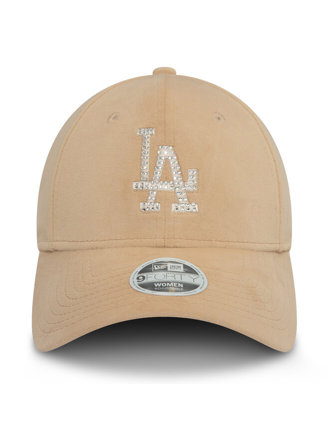 New Era Gorra con visera New Era Velour Diamante LA Dodgers 9FORTY 60580871 Beis