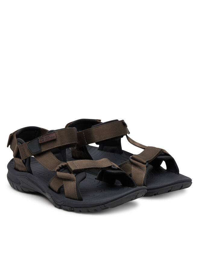 Jack Wolfskin Sandały Jack Wolfskin Lakewood Ride Sandal M 4019021 Brązowy