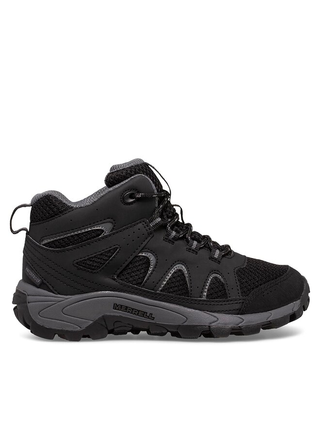 Merrell Туристически Merrell Oakcreek Mid Lace Wtrpf Mk265426 Черен