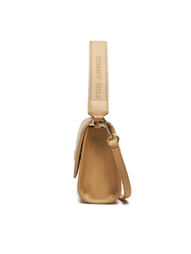 Tommy Hilfiger Kabelka Tommy Hilfiger Th Monotype Shoulder Bag AW0AW16162 Béžová