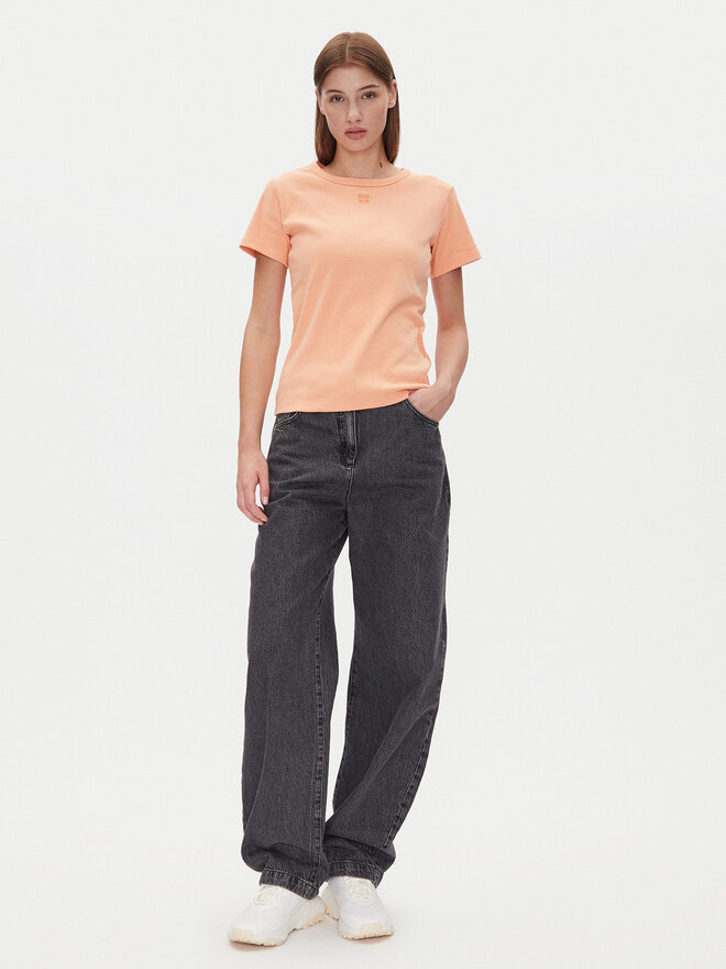 HUGO HUGO Футболка Deloris 50512002 Оранжевий Regular Fit