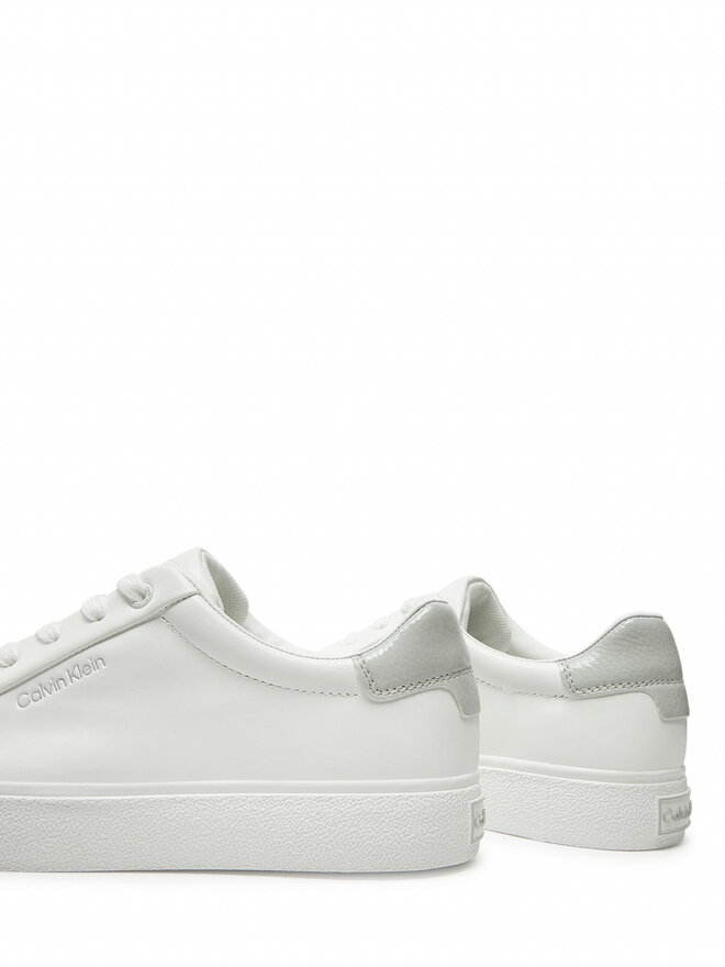 Calvin Klein Sneakersy Calvin Klein Vulc Lace Up Texture Fox - Lth HW0HW02439 Biały