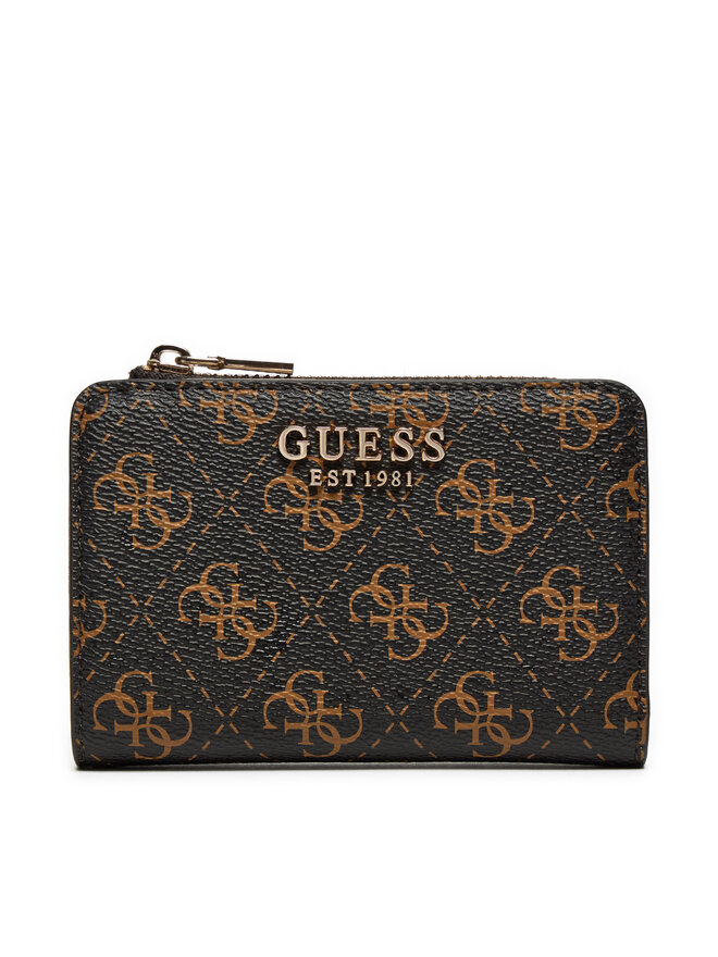 Guess Duży Portfel Damski Guess SWQE85 00156 Brązowy