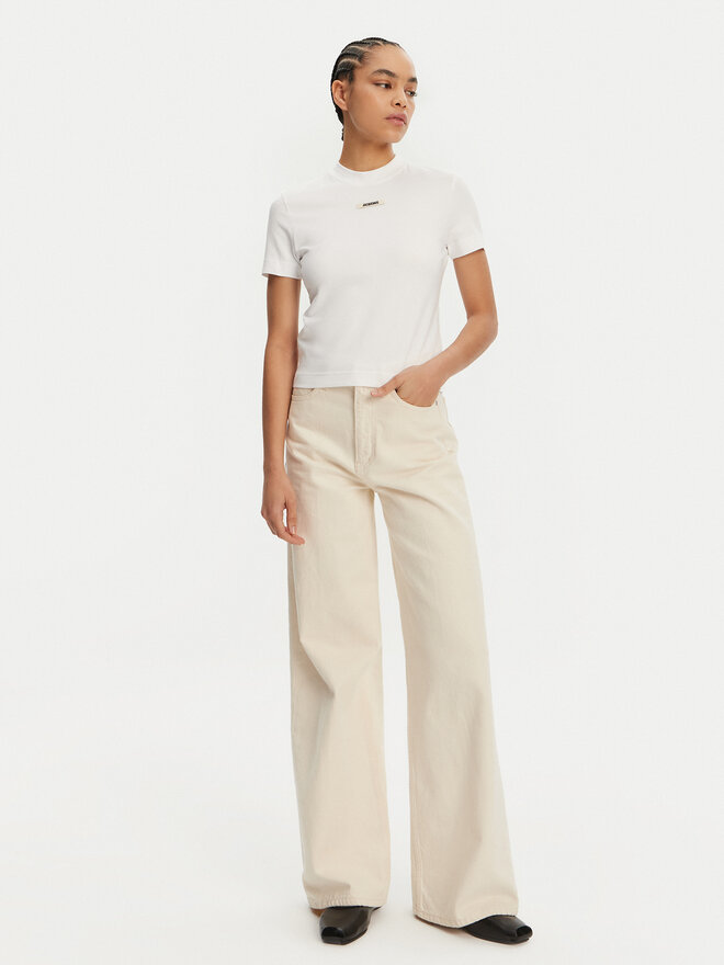 JACQUEMUS JACQUEMUS T-Shirt 241JS133-2031 Weiß Regular Fit