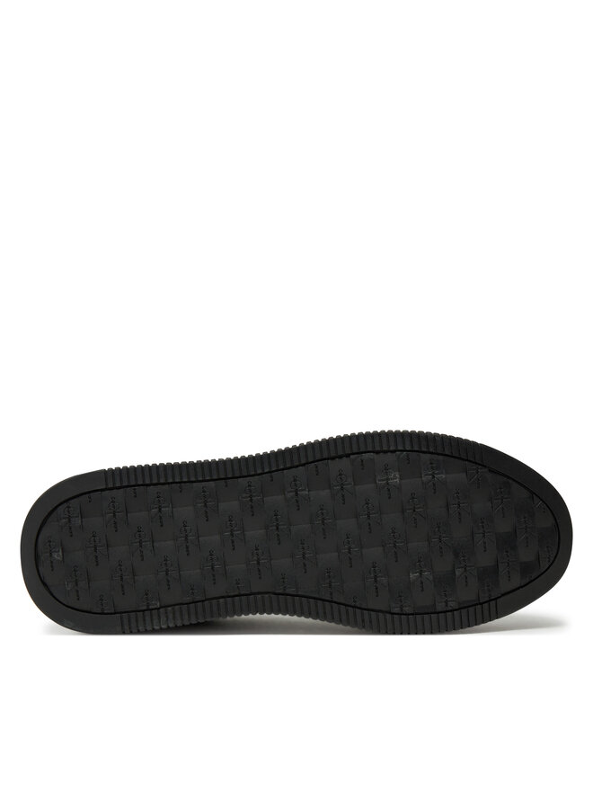 Calvin Klein Jeans Sneakersy Calvin Klein Jeans Bold Platf Laceup Low Mg Suede YW0YW01575 Černá