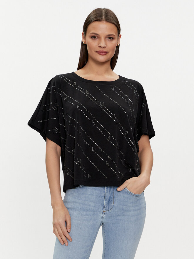 Liu Jo Liu Jo T-Shirt TA4174 JS003 Μαύρο Regular Fit