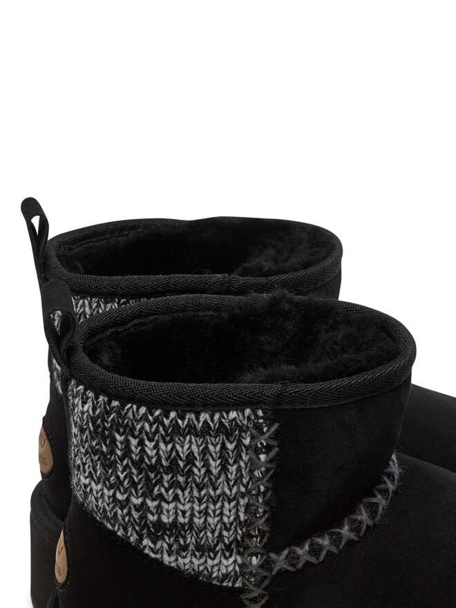 EMU Australia Śniegowce EMU Australia Stinger Knit Flatform W13143 Czarny