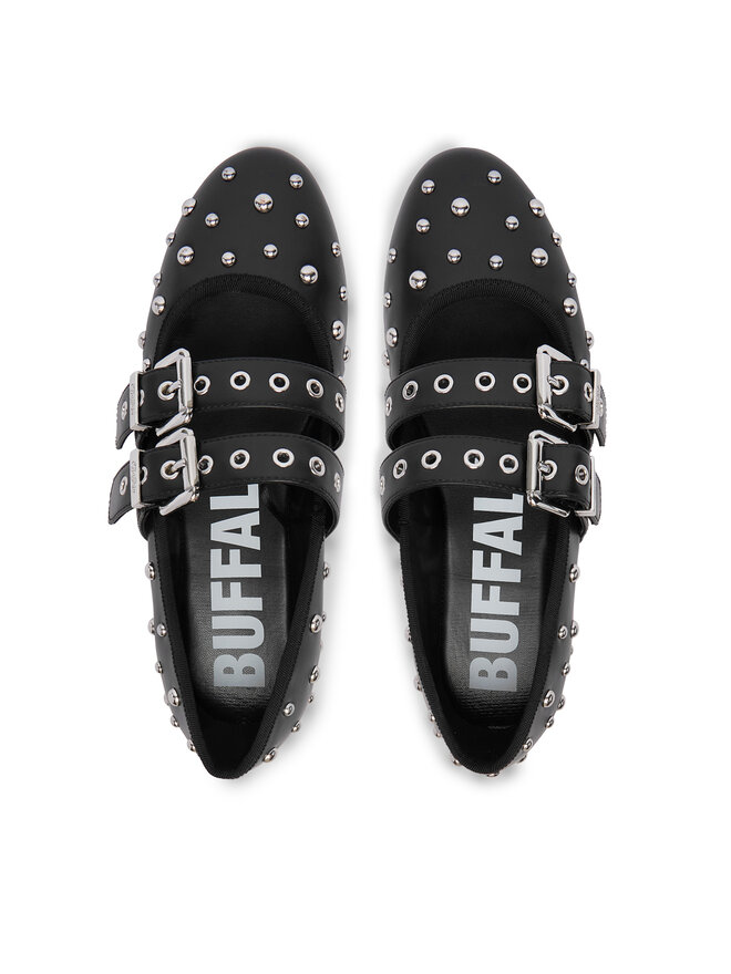 Buffalo Ballerinas Buffalo Daphne Stud 1620059 Schwarz