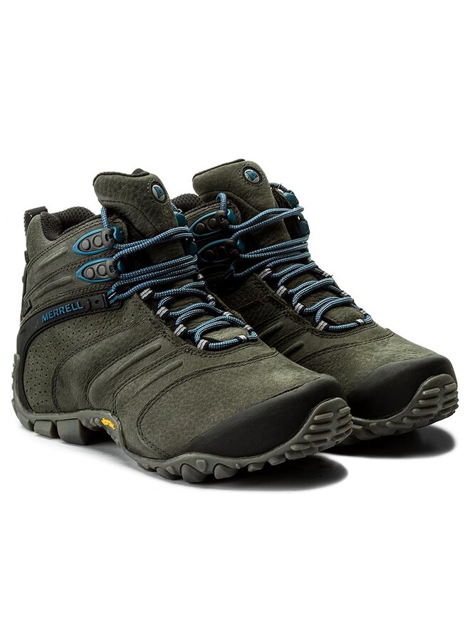 Merrell Trekkingschuhe Merrell Cham II Wtpf Mid Ltr J09377 Grün
