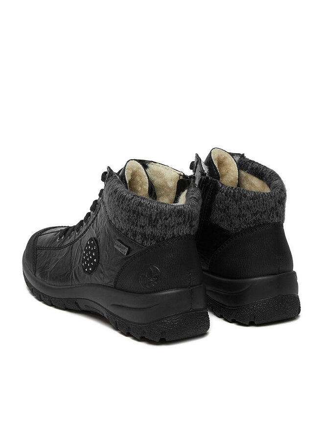 Rieker Μποτίνια Rieker CEO-L7110-01 Μαύρο