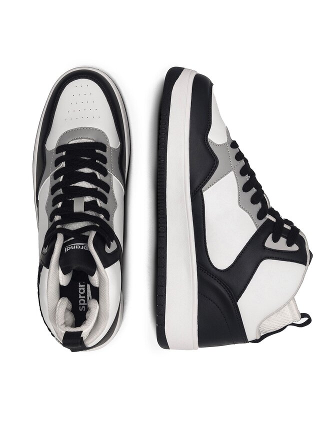Sprandi Sneakersy Sprandi HEAT MID MPRS-2022M03108-2 Černá