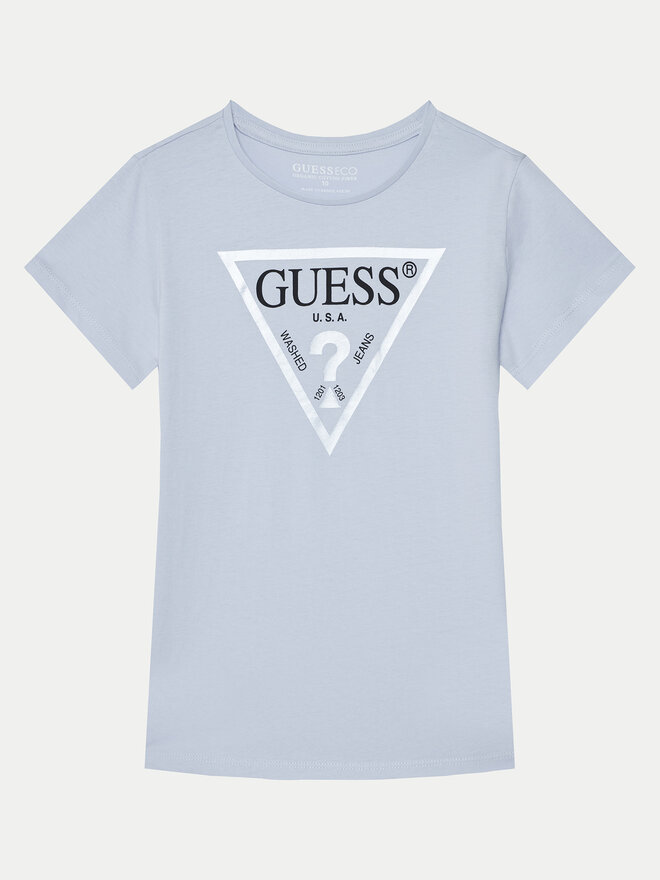 Guess Guess Póló J73I56 K8HM0 Kék Regular Fit