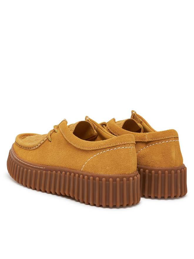 Clarks Pusbačiai Clarks Torhill Bee 26181188 Auksinė