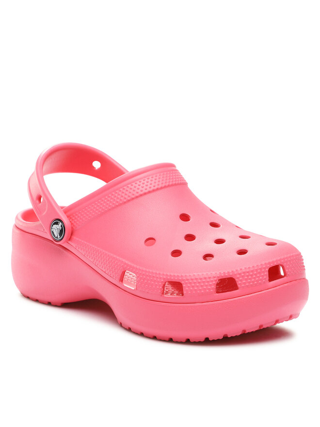 Pantoletten Crocs Crocs Classic Platform Clog W 206750 Rosa | eschuhe.de