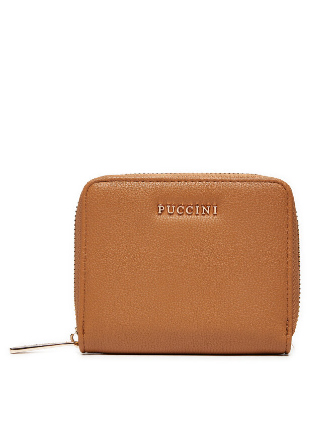 Puccini Duży Portfel Damski Puccini BLP838A Brązowy