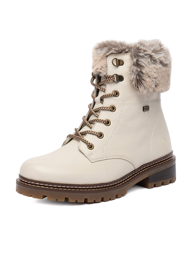 Remonte Зимни обувки Remonte CEO-D0B74-80 Екрю