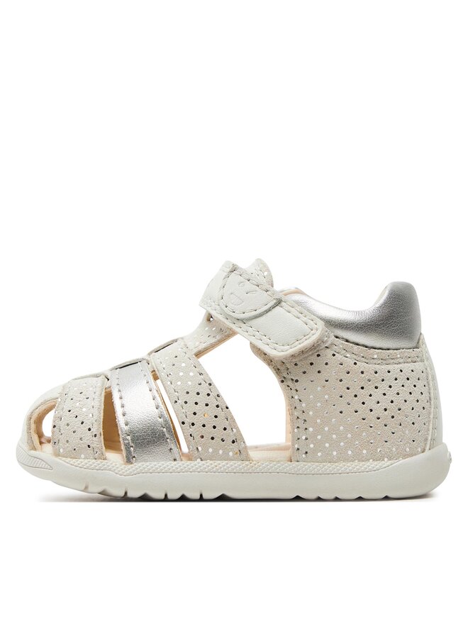 Geox Sandalen Geox B Sandal Macchia Gir B254WB 007NF C1Q1N Weiß
