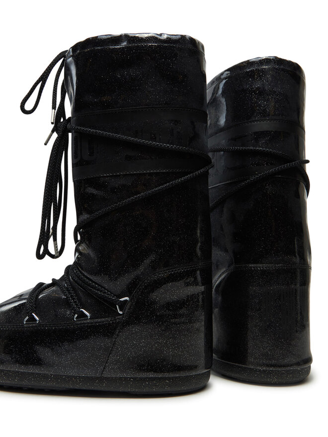 Moon Boot Μπότες Χιονιού Moon Boot Icon Glitter 80D1402850 Μαύρο