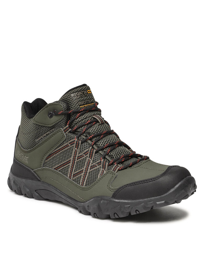 Regatta Трекінгові черевики Regatta Edgepoint Mid Wp RMF622 Зелений