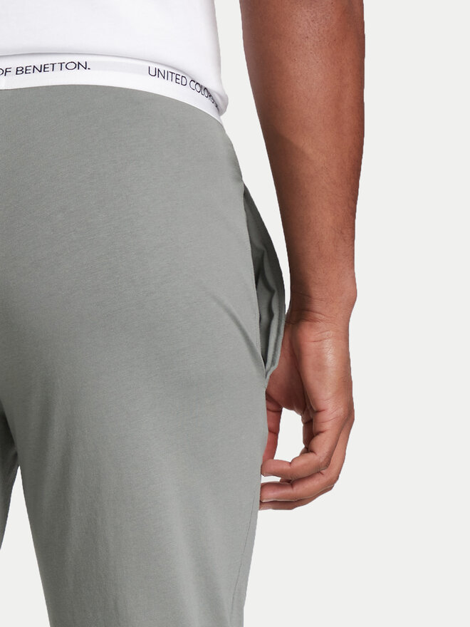 United Colors Of Benetton United Colors Of Benetton Pyjamahose 30964F00V Grau Regular Fit