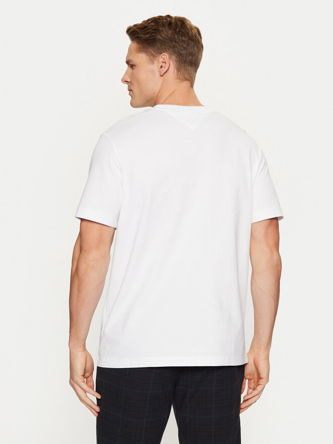 Tommy Hilfiger Tommy Hilfiger Camiseta MW0MW38076 Blanco Regular Fit