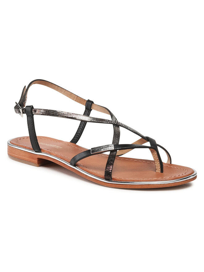 Sandali Monaco Les Tropéziennes - Donna In Pelle Con Tacco Piatto - Foto 2