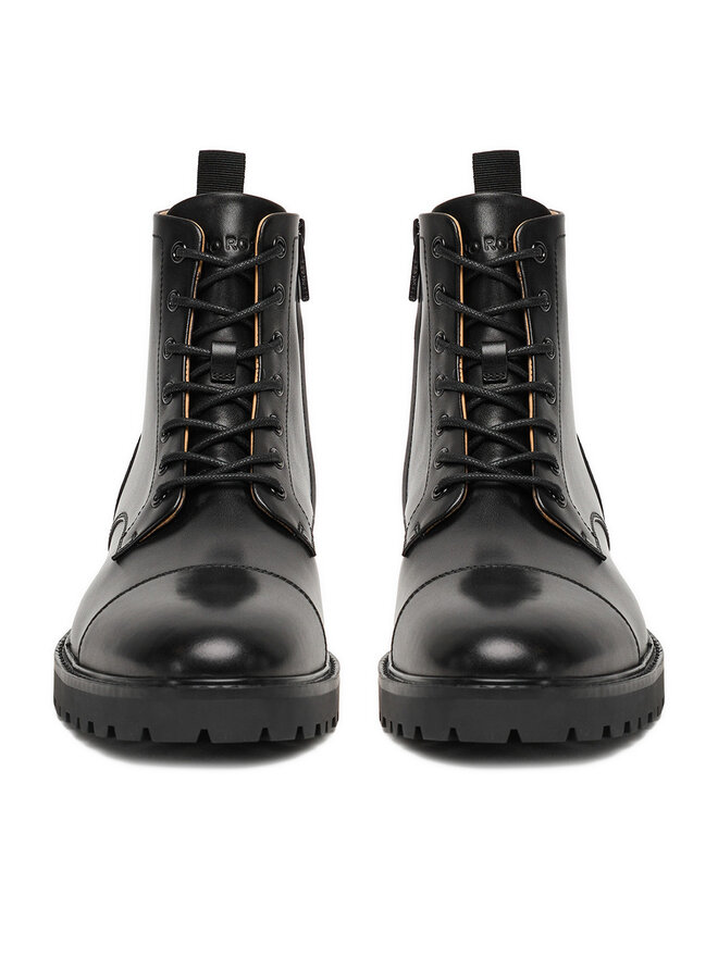 GINO ROSSI Schnürschuhe Gino Rossi EO-UBERTO-02 125AM Schwarz
