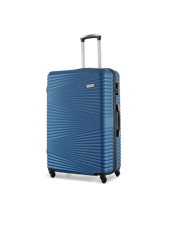 Semi Line Μεγάλη Βαλίτσα Semi Line T5744-3 Σκούρο μπλε