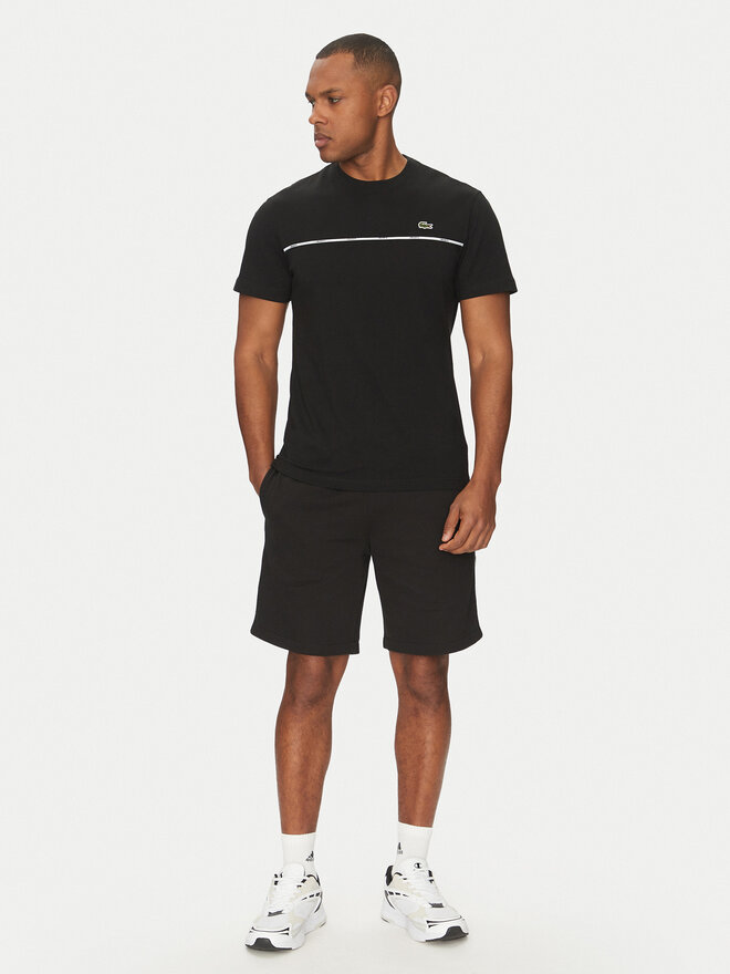 Lacoste Lacoste Marškinėliai TH9842 Juoda Regular Fit