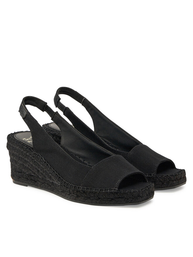 Toni Pons Espadryle Toni Pons Fiore Czarny