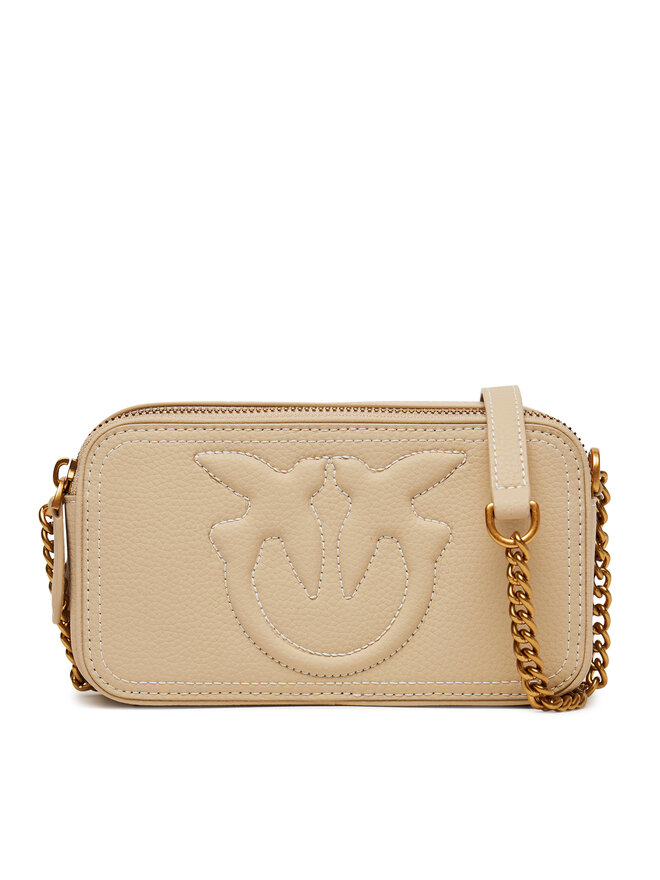 Сумка PINKO Carrie Camera Case Mini 103799 A1LF Бежевий | evzuttya
