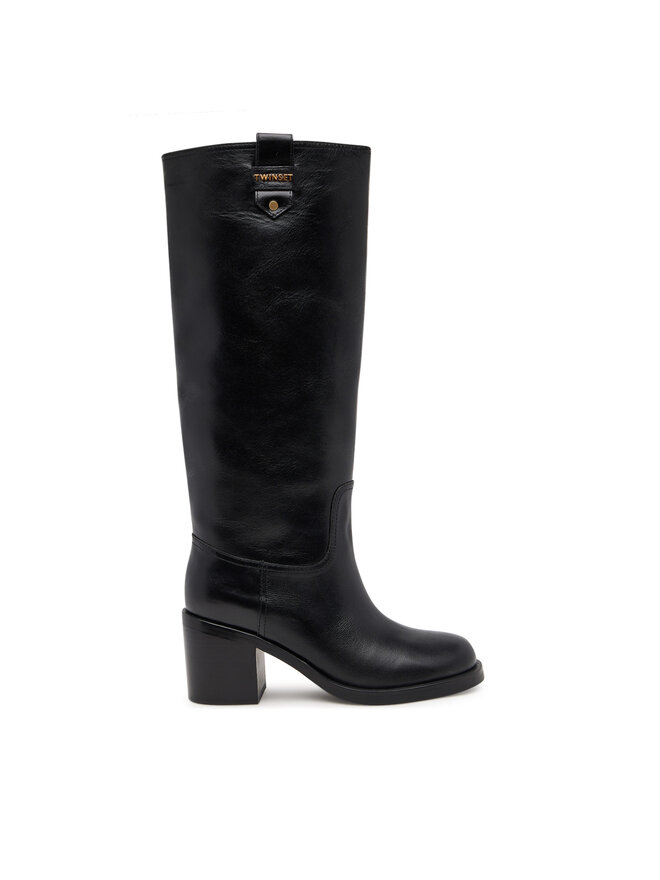 TWINSET Botas altas TWINSET ko252TCP080 Negro