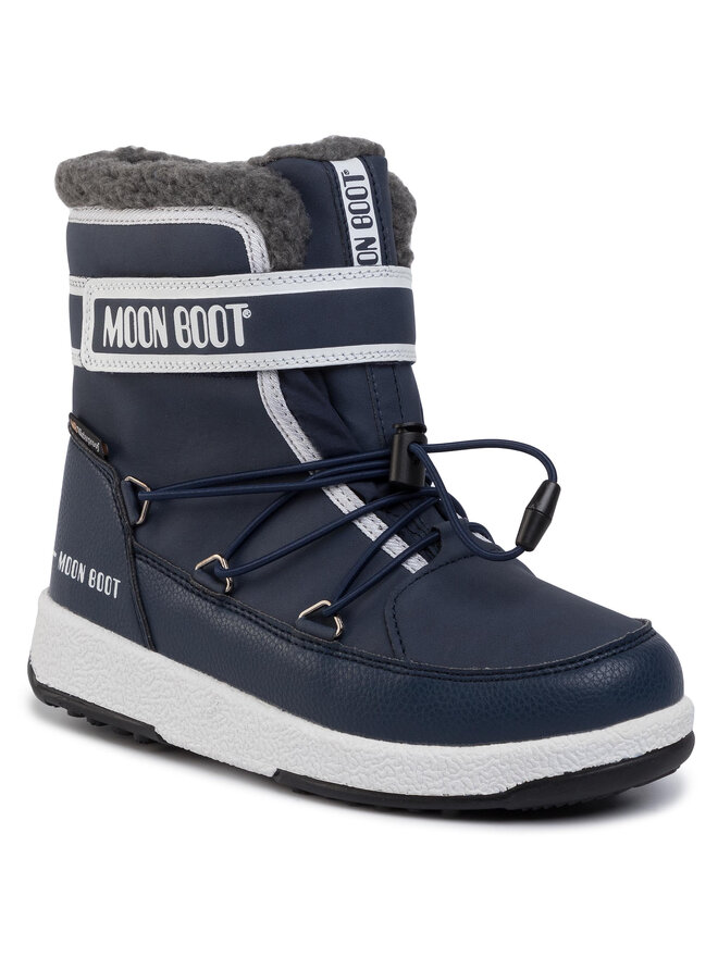 Moon Boot Schneeschuhe Moon Boot Jr Boy Boot Wp 34051600003 D Dunkelblau