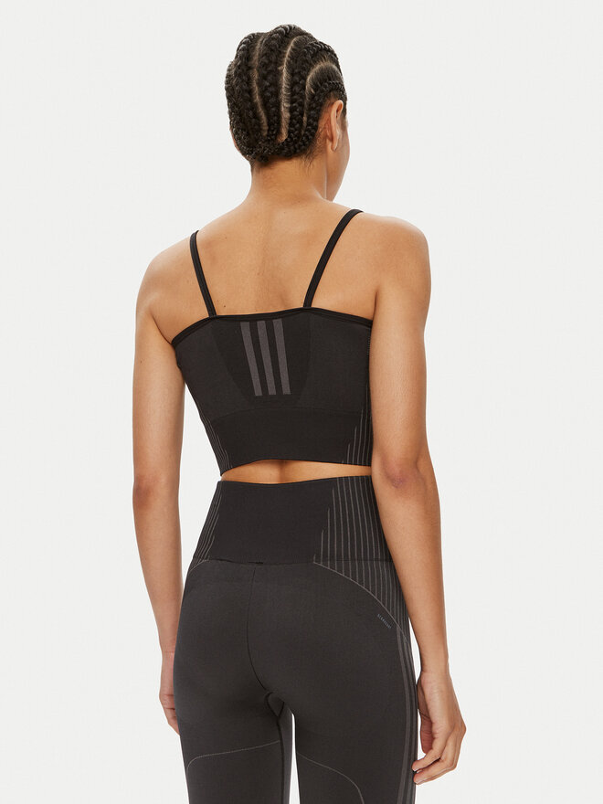 adidas adidas Топ Aeroknit IB0684 Чорний Slim Fit