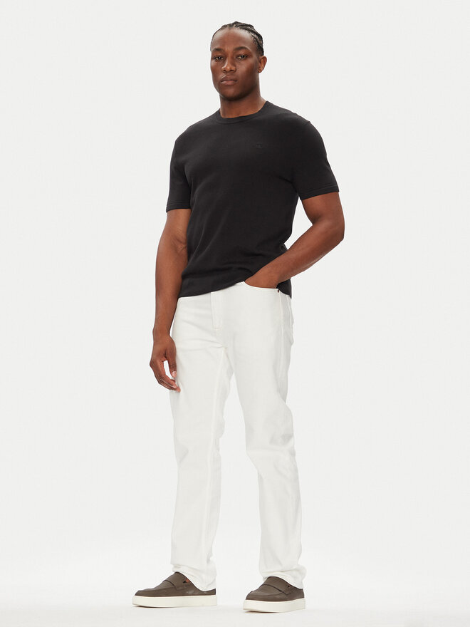 Calvin Klein Calvin Klein T-shirt Supima LV04LC333G Crna Regular Fit