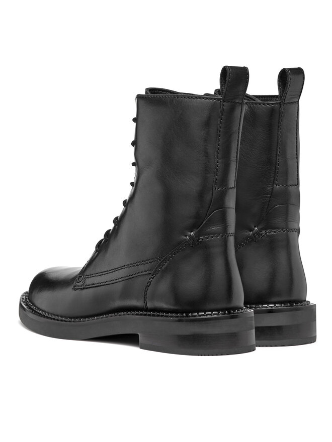Geox Polokozačky Geox D Serilda D46WYG 00043 C9999 Černá