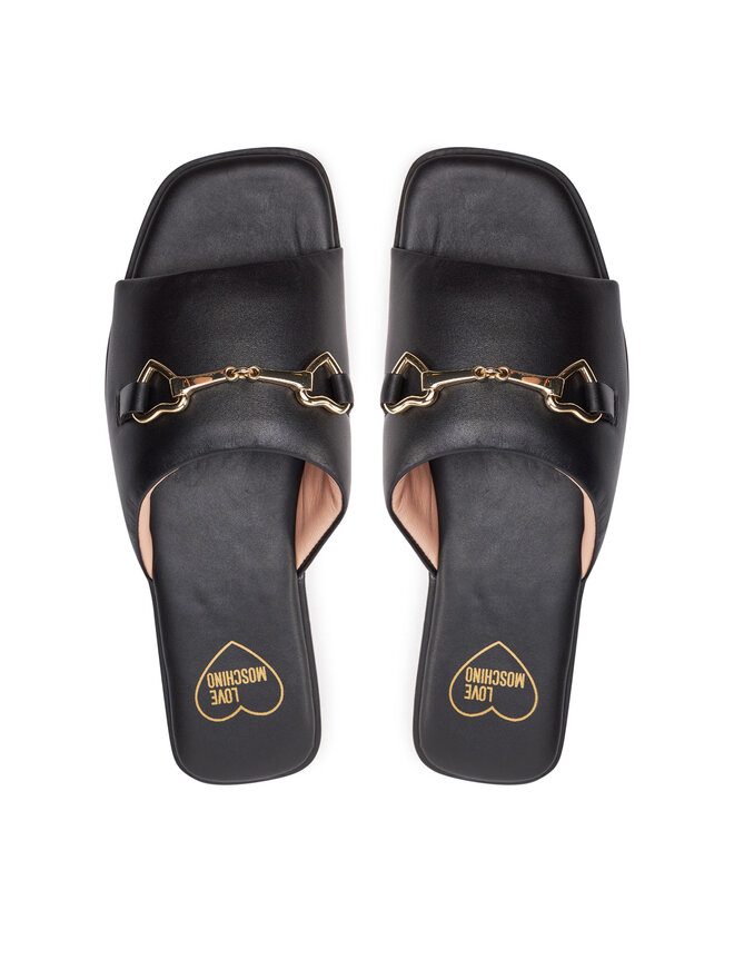 LOVE MOSCHINO Şlapi LOVE MOSCHINO JA28382G0IIA0000 Negru