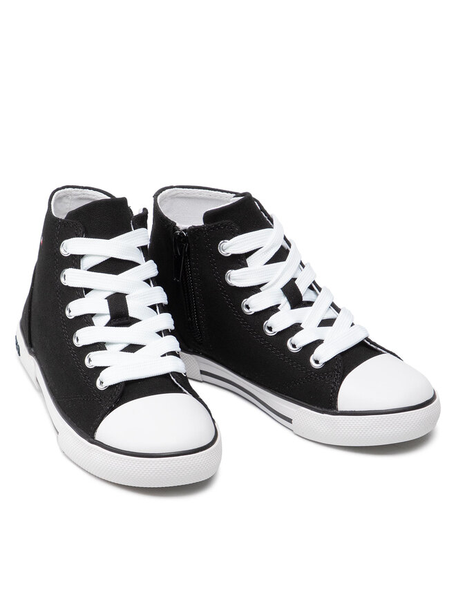 Tommy Hilfiger Кецове Tommy Hilfiger High Top Lace-Up Sneaker T3X4-32209-0890 M Черен