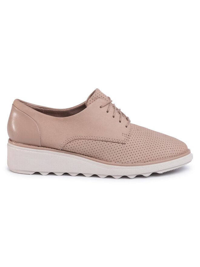 Clarks Oxford Schuhe Clarks Sharon Crystal 261476314 Beige