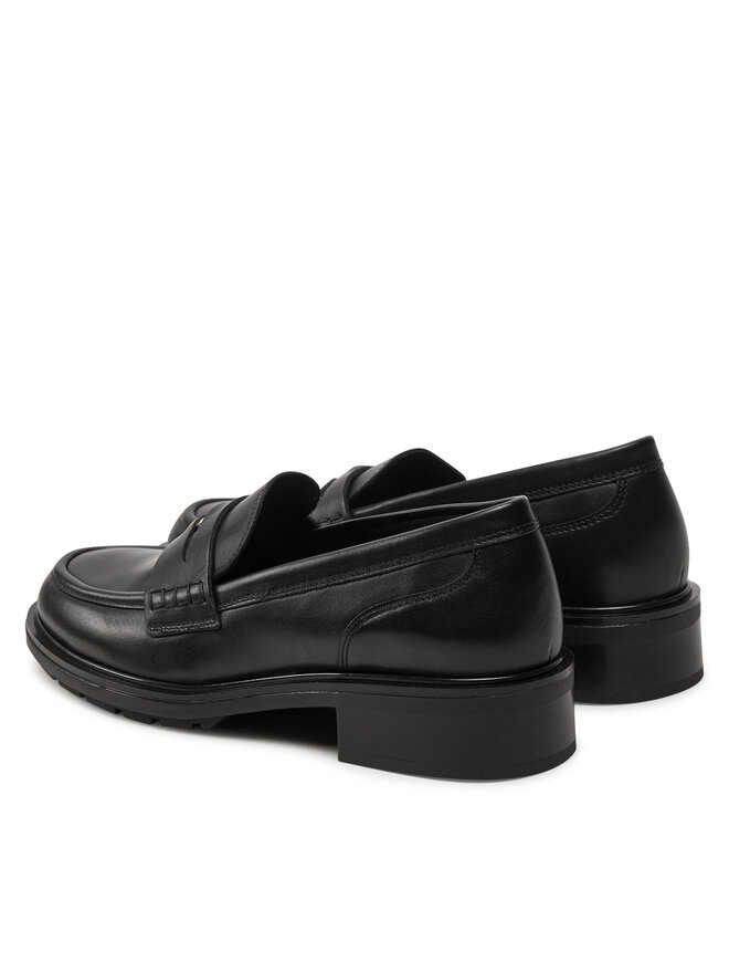 Tommy Hilfiger Lordsy Tommy Hilfiger Th Penny Loafer FW0FW08029 Czarny