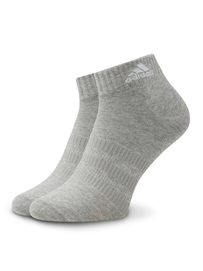 adidas Skarpety Niskie Unisex adidas Thin and Light Ankle Socks 3 Pairs IC1283 Szary