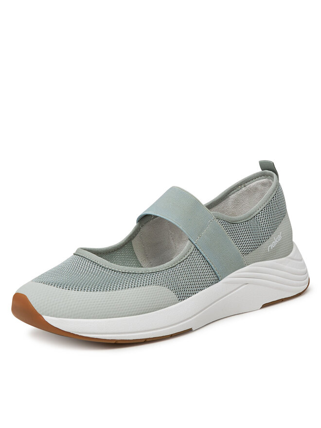 Rieker Sneakersy Rieker N8551-52 Zelená