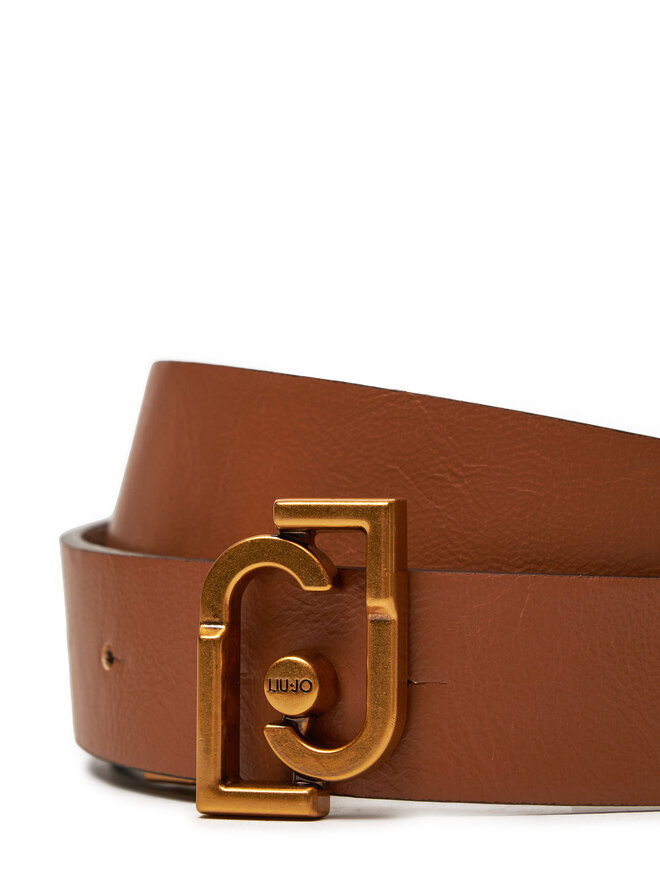 Liu Jo Дамски колан Liu Jo Ecs Hips Belt 3 Cm AF4306 E0022 Кафяв