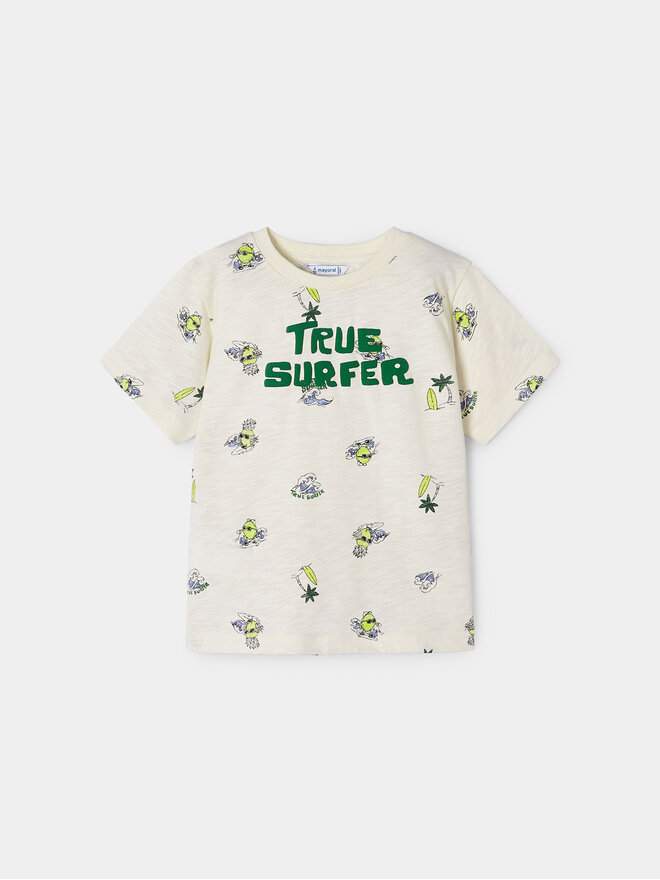 Mayoral Mayoral T-shirt 3024 Écru Regular Fit