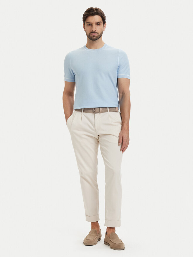 BOSS BOSS T-Shirt H-Nalon 50560482 Hellblau Regular Fit